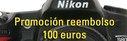 Reembolso de 100 euros en Nikon