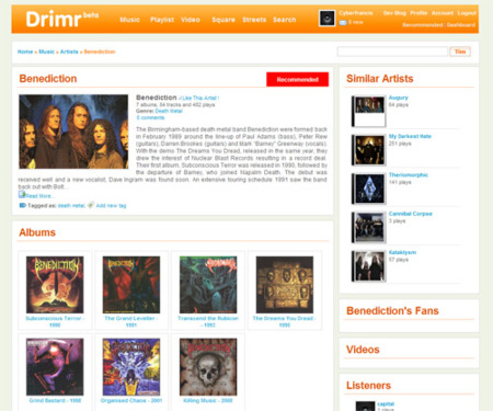DrimR, otra red social más para escuchar y descubrir temas musicales