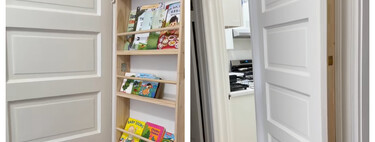 Esta estantería oculta te permite seguir teniendo libros en un piso pequeño: esta es su magia