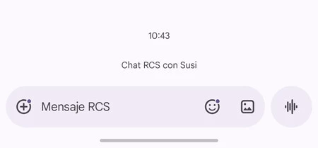 Mensaje RCS desde Android a iOS