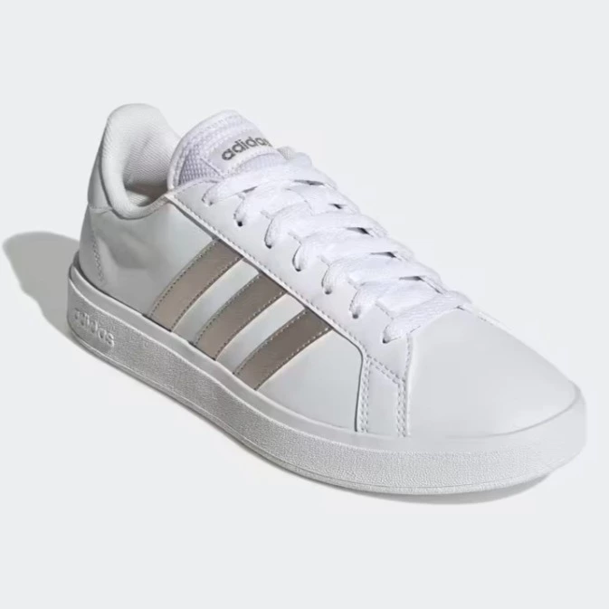 Zapatillas caminar mujer Adidas Court Base blanco
