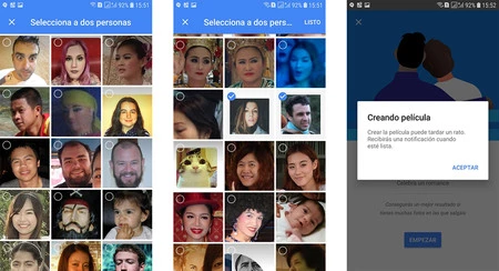 Google フォトの顔