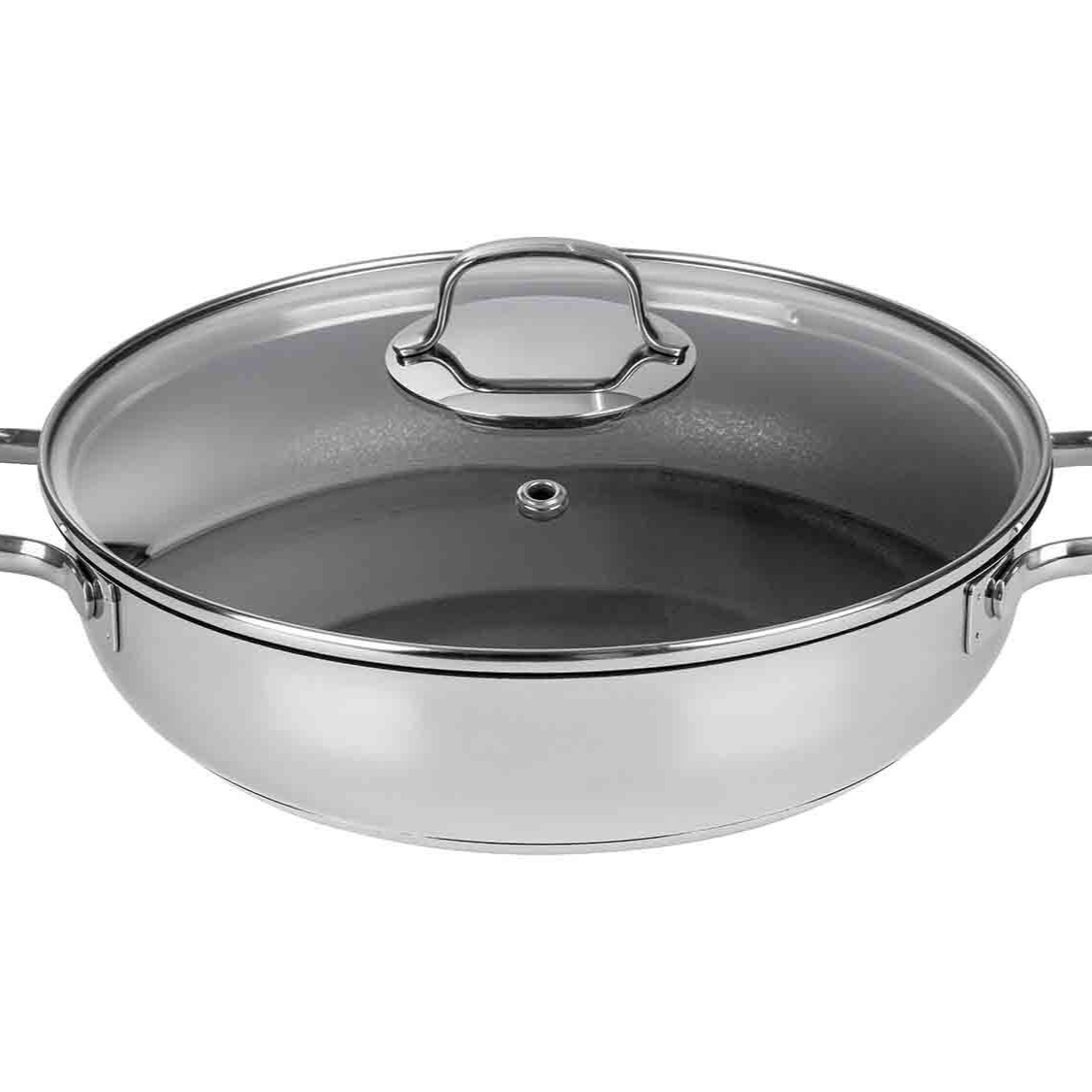 Cazuela de acero inoxidable 28 cm