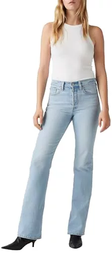 Levi'S Wedgie Boot Pants Mujer, Blasted Stone Clean, 31W / 32L