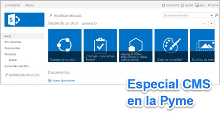 SharePoint, el CMS perfecto para crear tu Intranet corporativa. Especial CMS en la Pyme