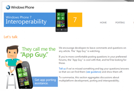 Windows Phone 7 Interoperability, APIs para migrar aplicaciones de iPhone y Android a WP7