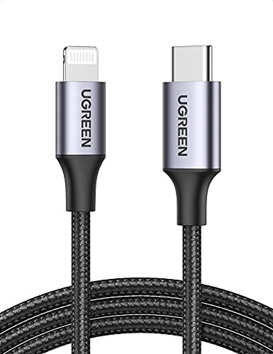 UGREEN Cable USB C a Lightning Nylon Trenzado