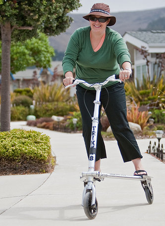 Trikke, un nuevo vehiculo para estar en forma