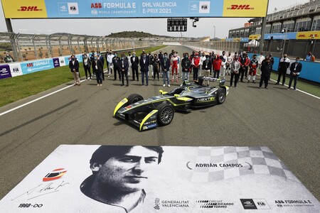Formula E Valencia homenaje Adrián Campos
