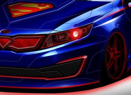 Kia presenta la primera imagen del Optima híbrido versión Superman