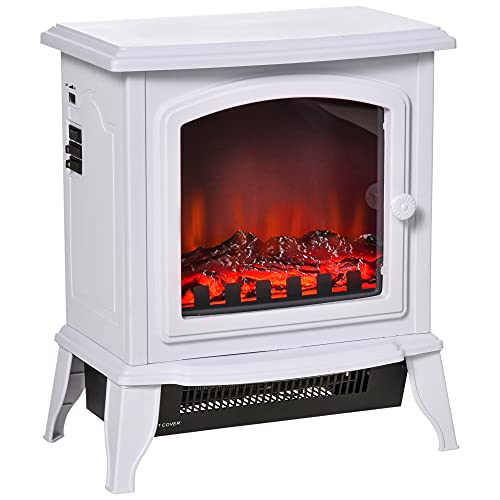 HOMCOM Chimenea Eléctrica 1000/2000W 