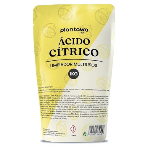 PLANTAWA Ácido Cítrico en Polvo 1 Kg 