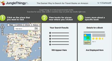 JungleThingy, encuentra tu guía o libro de viaje a través de Google Maps
