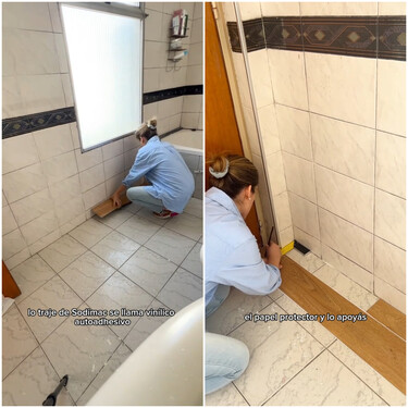 Flor Servente, experta en decoración y reformas: "Renové el suelo de casa en dos horas y te muestro cómo para que tú también lo puedas hacer"  