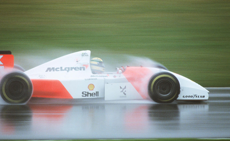 Ayrton Senna lluvia GP Europa F1 1993