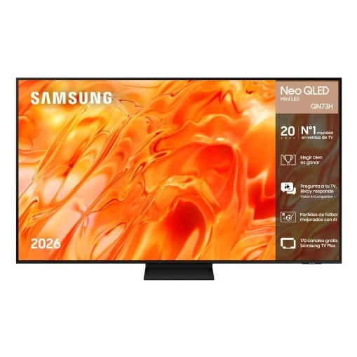 Smart TV Neo QLED 65’’ (165,1 cm) Samsung TQ65QN73HAU con IA, 4K Mini LED, 60Hz, NQ4 AI Processor, OTS Lite, Q-Symphony
