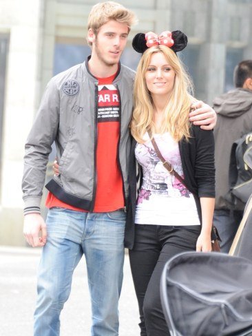 Edurne y De Gea, tortolillos con Mickey Mouse