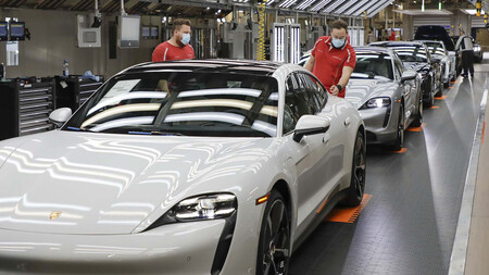 Produccion Porsche Taycan