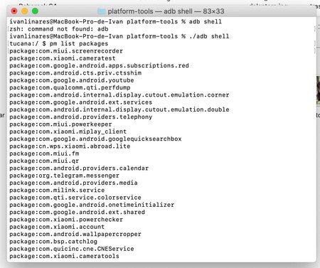 Desinstalar Aplicaciones Adb