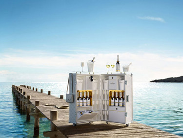 Llévate la fiesta contigo con este mini bar portátil de Moët&Chandon 