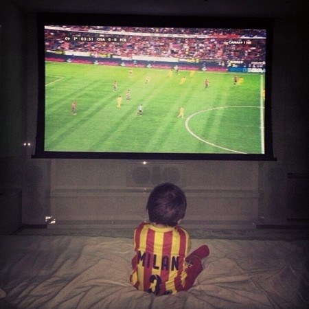No hay mini-culé más mono que Milan Piqué. Y punto