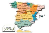 Mapa con los porcentajes de cesáreas de los hospitales españoles