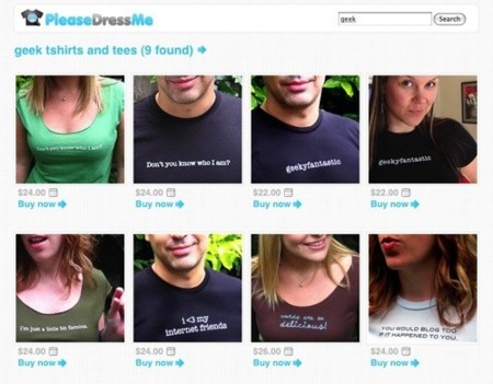 PleaseDressMe y Teenormous, buscadores de camisetas