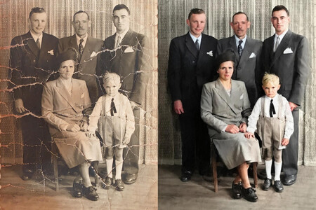 Restored photo