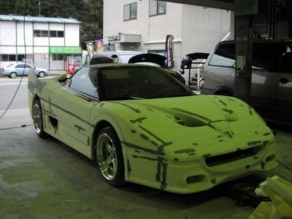 Honda NSX convertido en Ferrari F50