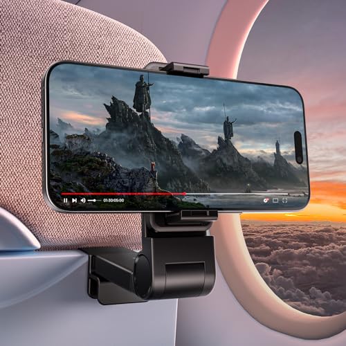 JSAUX Soporte para Teléfono de Avión con Rotación de 360 Grados