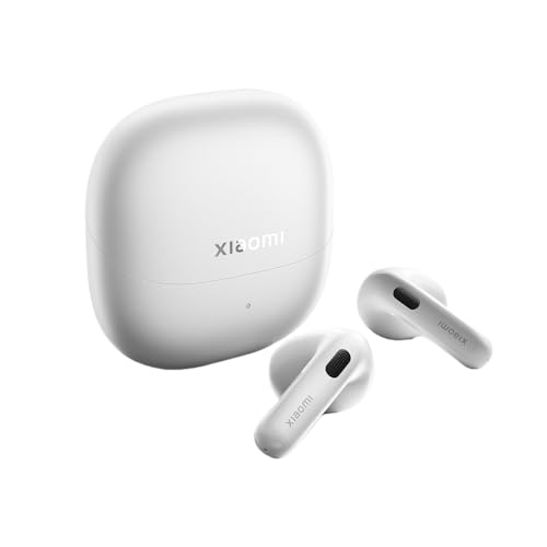XIAOMI Buds 6, Auriculares Inalámbricos Verdaderos, Cancelación de Ruido con 3 Micrófonos, Harman AudioEFX, Circuito Magnético Triple, 35 h de Reproducción, App, IP54, Blanco
