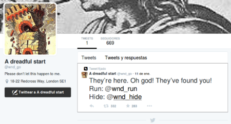 Elige tu propia aventura en Twitter con Faving Fantasy
