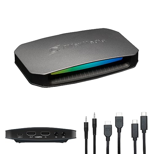 AVerMedia GC553G2 Live Gamer ULTRA 2.1 - Capturadora USB 4K60, paso 4K144/1080p360, HDMI 2.1, VRR, Plug & Play, streaming PS5, Xbox, Switch, OBS, Mac, Win11
