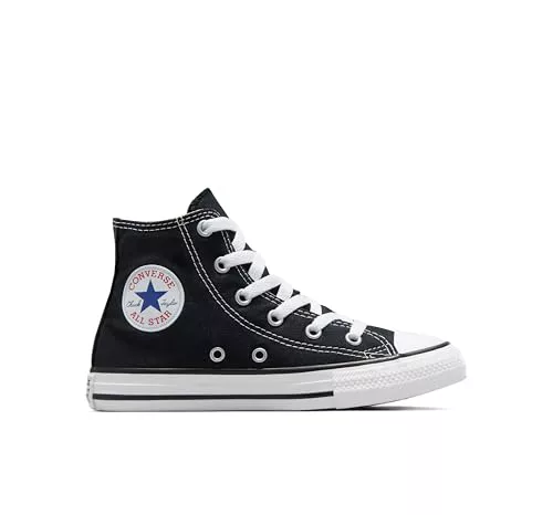 Converse Youths Chuck Taylor All Star Hi Zapatillas de tela, Unisex - Infantil, Negro, 27