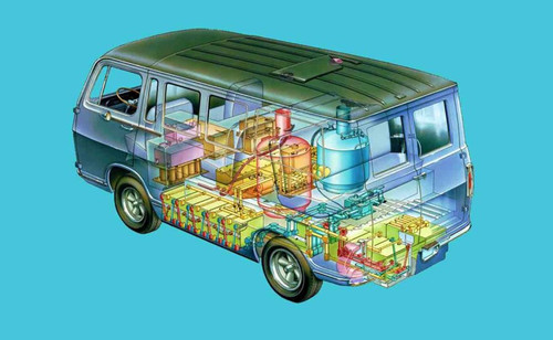La GM Electrovan no fue el primer vehículo de pila de combustible, pero esta es su historia