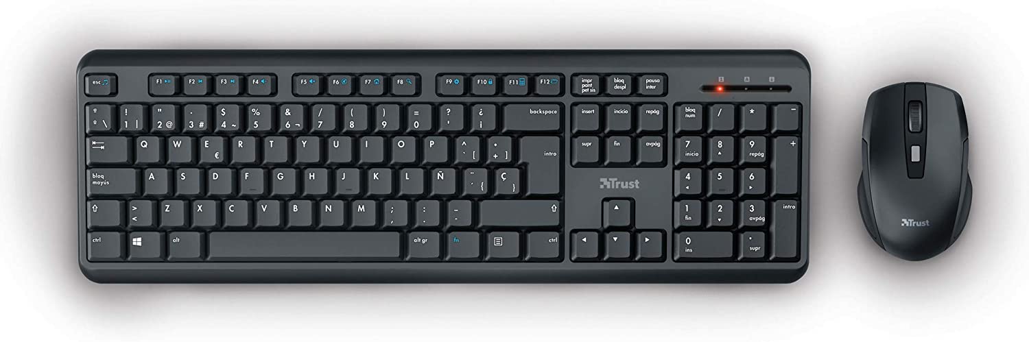 Pack Teclado y Ratón Inalámbrico de Trust
