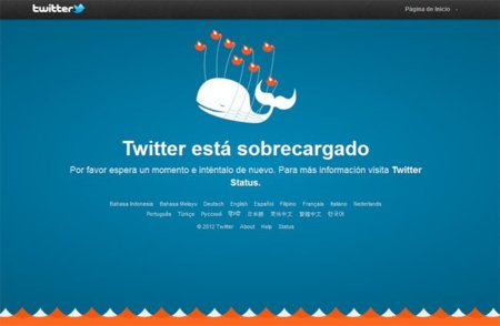 Twitter actualiza el diseño de su "Fail Whale"