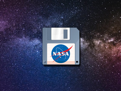 Un astronauta encuentra disquetes de la época de Windows 95 en la Estación Espacial Internacional
