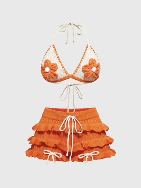 Conjunto Crochet Naraja Shein