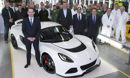 Lotus fabrica el Exige S número 1.000