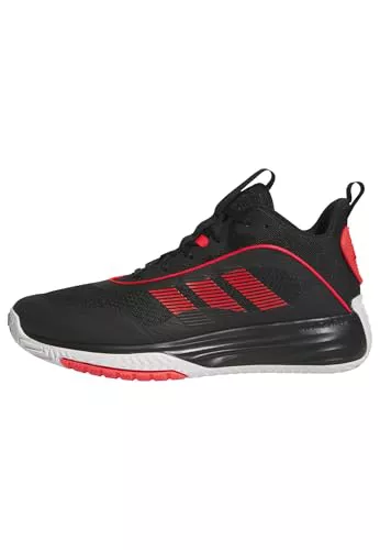 Adidas Hombre OWNTHEGAME 3.0 Shoes, Core Black/Lucid Red/FTWR White, 43 1/3 EU