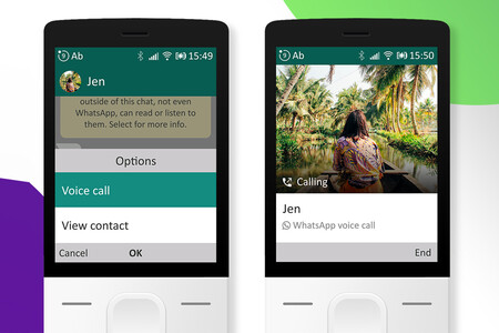 Las llamadas de WhatsApp llegan a los móviles básicos con KaiOS