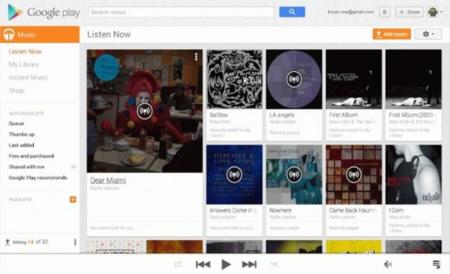 Google Music ya nos deja subir nuestras canciones directamente desde la web... si usamos Chrome