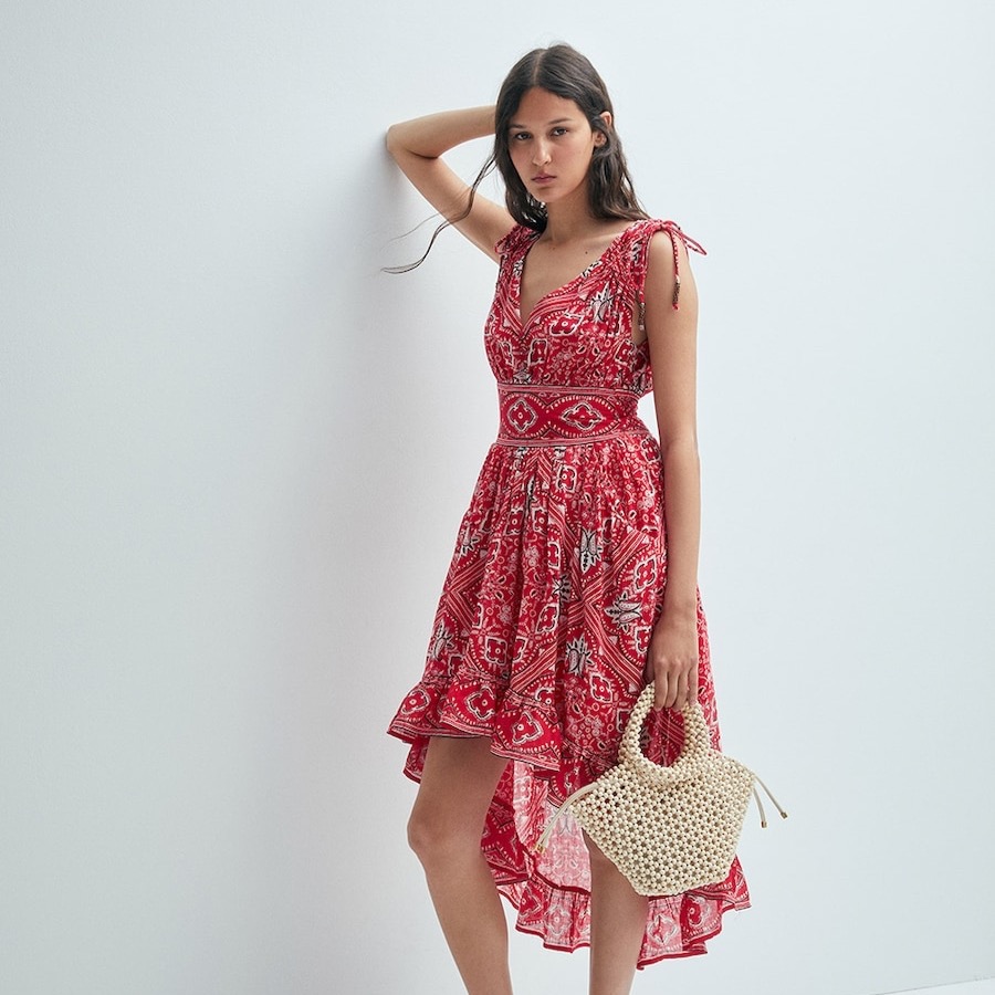 Vestido estampado Sfera