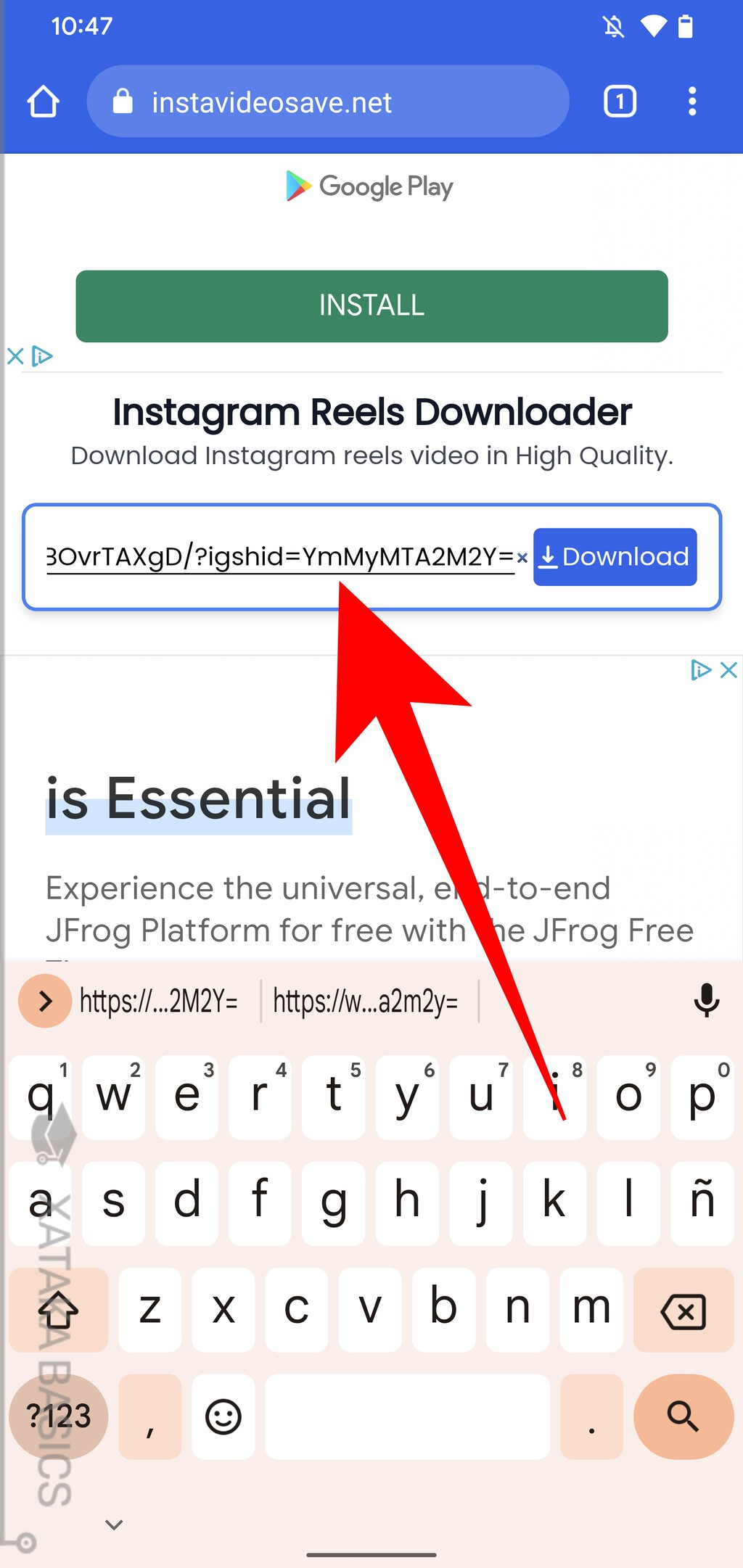 Cómo bajar o descargar un Reel de Instagram