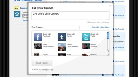 Formspring permite ahora formular preguntas a varias personas al mismo tiempo