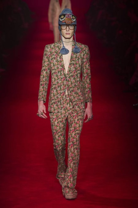 Entre bordados y prints geométricos nos llega la colección de invierno de Gucci