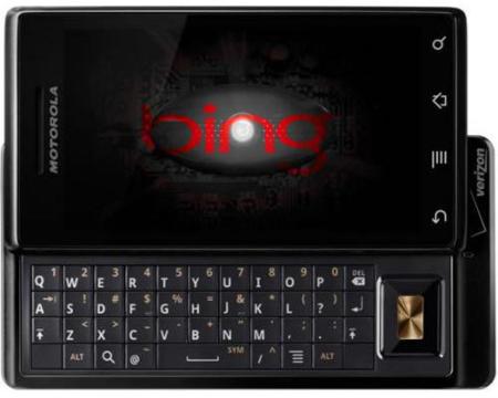 Motorola cambia Google por Bing en China, y puede que en más sitios
