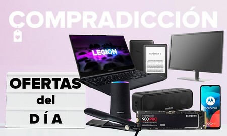 Ofertas del día en Amazon: portátiles gaming Lenovo, monitores AOC y ASUS, smartphones Motorola, altavoces Soundcore o planchas de pelo GHD a precios rebajados