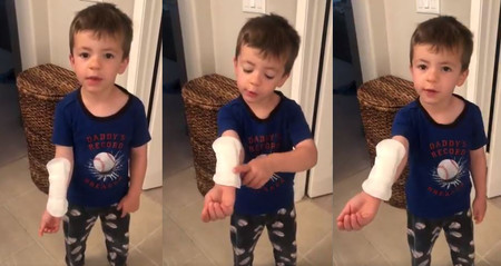 La inocencia de los niños: confunde una compresa con una tirita gigante y se vuelve viral